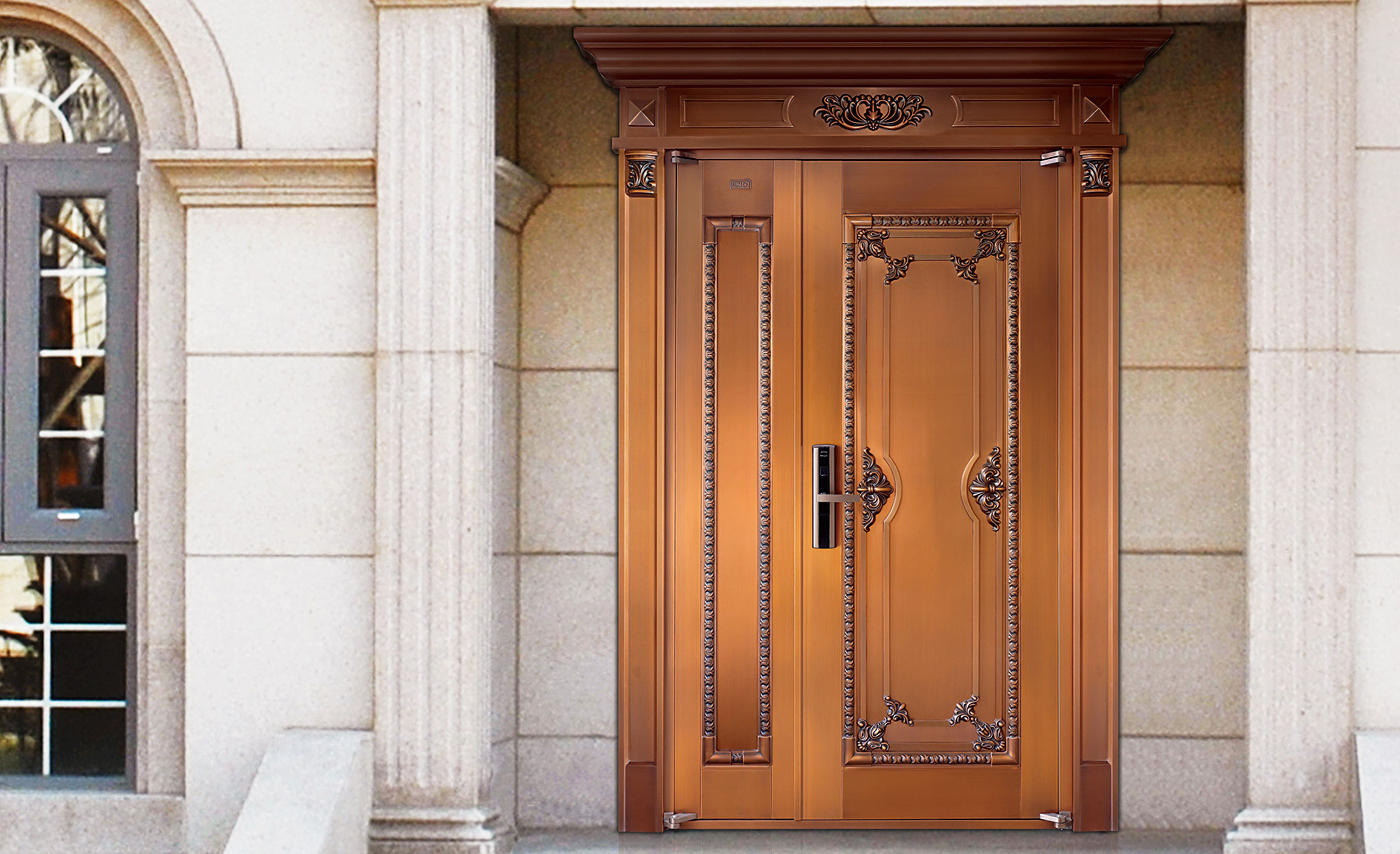 M005一帆風(fēng)順,子母銅門(mén),銅門(mén)子母門(mén)